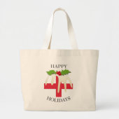 kerstcadeau ENGLAND FLAG Grote Tote Bag (Voorkant)