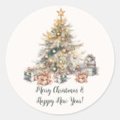 Kerstcadeau & Envelop Sticker (Voorkant)