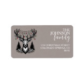 kerstcadeau etiket (Voorkant)