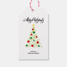 Kerstcadeau-etiketjes Cadeaulabel