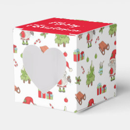 Kerstcadeau Favor Doos Bedankdoosjes