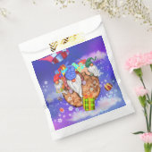 Kerstcadeau Favoriet Zak Gnome Vliegen Geeft Cadea Bedankzakje (Gezegeld)