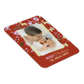 kerstcadeau feestdag feestelijke foto magneet (Rechterzijde)