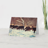 kerstcadeau feestdagen kaart (Voorkant)