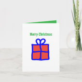 Kerstcadeau 🎁 feestdagen kaart (Voorkant)
