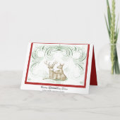 kerstcadeau feestdagen kaart (Achterkant)