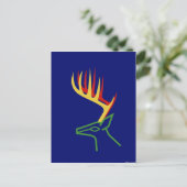 kerstcadeau feestdagenkaart (Staand voorkant)