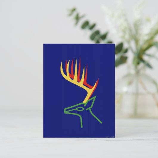 kerstcadeau feestdagenkaart (Staand voorkant)