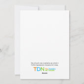 Kerstcadeau Feestdagenkaart (Achterkant)