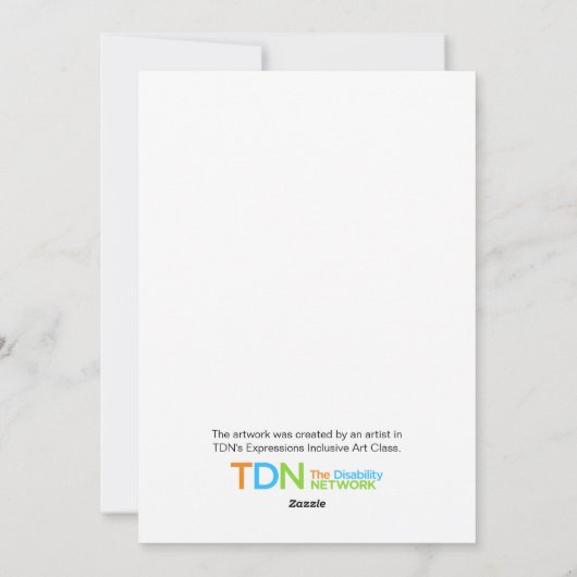 Kerstcadeau Feestdagenkaart (Achterkant)