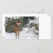 kerstcadeau feestdagenkaart (Voorkant / Achterkant)