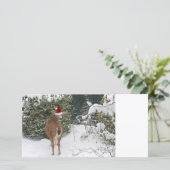 kerstcadeau feestdagenkaart (Staand voorkant)