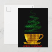 kerstcadeau feestdagenkaart (Voorkant / Achterkant)