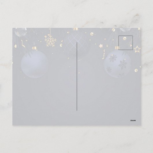 kerstcadeau feestdagenkaart (Achterkant)