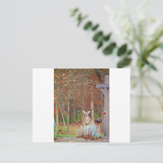 kerstcadeau feestdagenkaart (Staand voorkant)