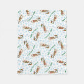 kerstcadeau fleece deken (Voorkant)