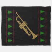 kerstcadeau fleece deken (Voorkant (Horizontaal))