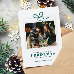 Kerstcadeau foto op maat feestdagenkaart