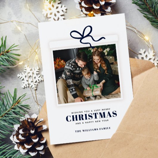 Kerstcadeau foto op maat feestdagenkaart