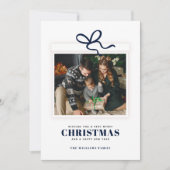 Kerstcadeau foto op maat feestdagenkaart (Voorkant)