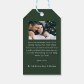 Kerstcadeau Fotolabel Cadeaulabel (Achterkant)
