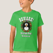 Kerstcadeau Funny Novelty CHRISTMAS GOOSE Kinder T-shirt (Voorkant)