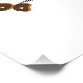 Kerstcadeau ga niet blaffen perfect poster (Hoek)