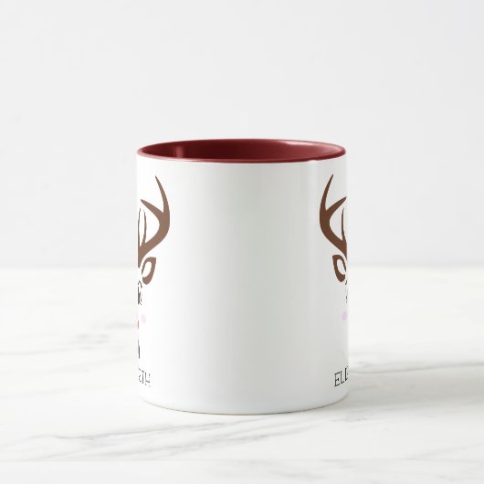 Kerstcadeau Gepersonaliseerde rendieren gezicht Ma Mok (Midden)