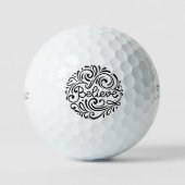 Kerstcadeau, gepersonaliseerde Titleist Pro Golfballen (Voorkant)
