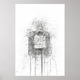 Kerstcadeau Geur Fles Muur Poster
