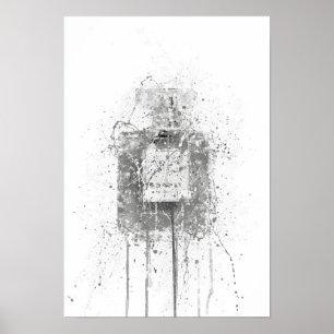 Kerstcadeau Geur Fles Muur Poster