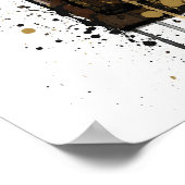 Kerstcadeau Geur Fles 'Obsidian' Poster (Hoek)