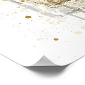 Kerstcadeau Geur Fles 'Pale Gold' Poster (Hoek)