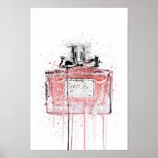 Kerstcadeau Geurflacon 'Candy Floss' Poster (Voorkant)