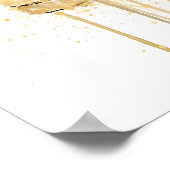 Kerstcadeau Geurflacon 'Geel' Poster (Hoek)