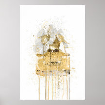 Kerstcadeau Geurflacon 'Geel'