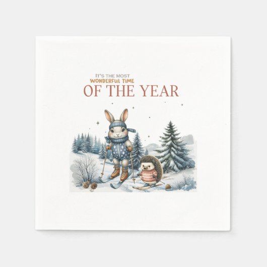 Kerstcadeau Geweldige Tijd Van Het Jaar Servet (Voorkant)