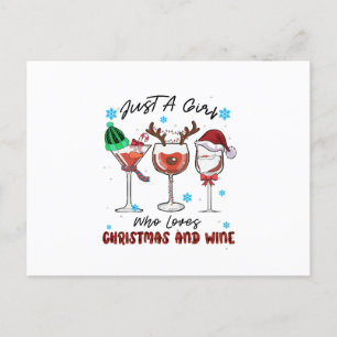 Kerstcadeau Gewoon Een Meisje Dat Van Kerst En Wij Briefkaart