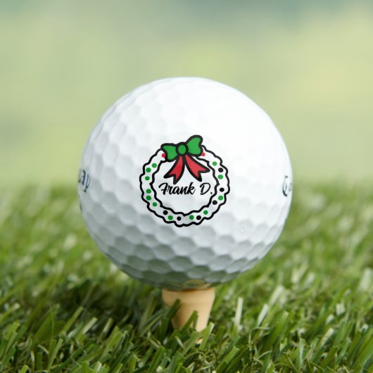 Kerstcadeau golfballen, gepersonaliseerd golfballen (Insitu Shirt)