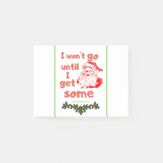 kerstcadeau grappig ontwerp voor nieuwkomers kerst post-it® notes (Voorkant)