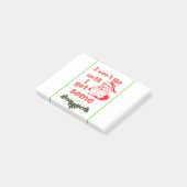 kerstcadeau grappig ontwerp voor nieuwkomers kerst post-it® notes (Schuin)