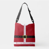 Kerstcadeau Grappige Santa Claus Crossbody Tas (Voorkant)