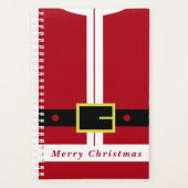 Kerstcadeau Grappige Santa Design Planner (Voorkant)