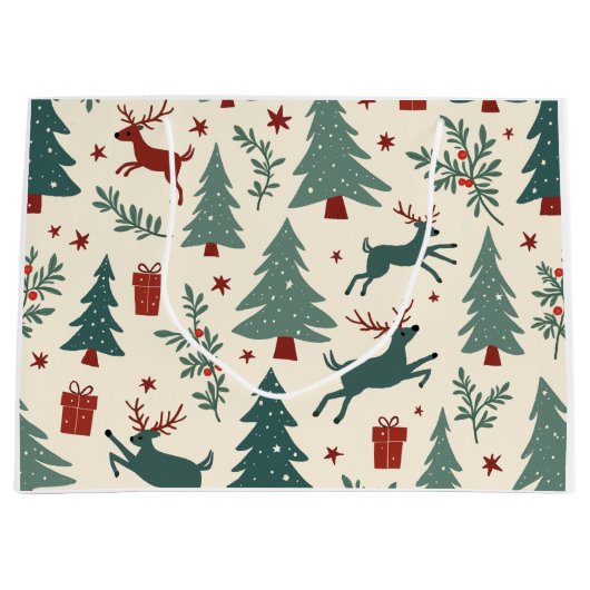 kerstcadeau groot cadeauzakje (Voorkant)