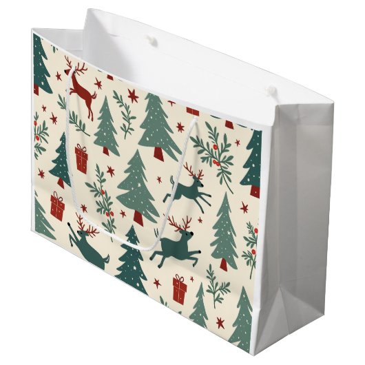 kerstcadeau groot cadeauzakje (Voorkant Gekanteld)