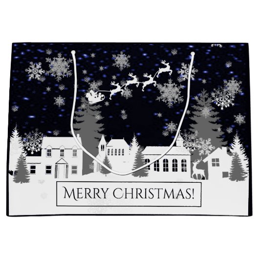 kerstcadeau groot cadeauzakje (Voorkant)