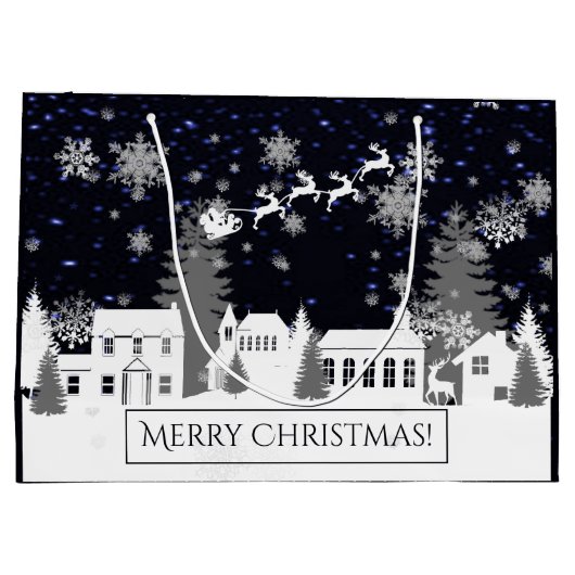 kerstcadeau groot cadeauzakje (Achterkant)