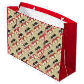 kerstcadeau groot cadeauzakje (Achterkant Gekanteld)