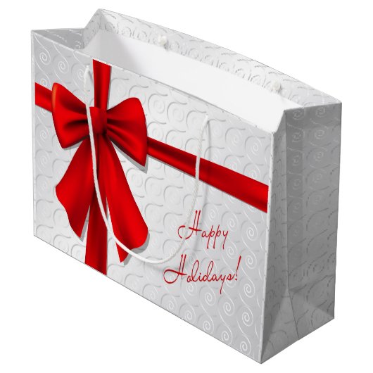 kerstcadeau groot cadeauzakje (Achterkant Gekanteld)