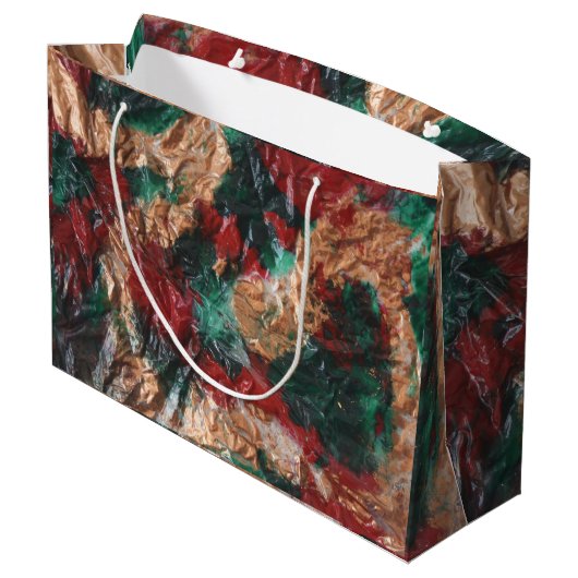 kerstcadeau groot cadeauzakje (Achterkant Gekanteld)